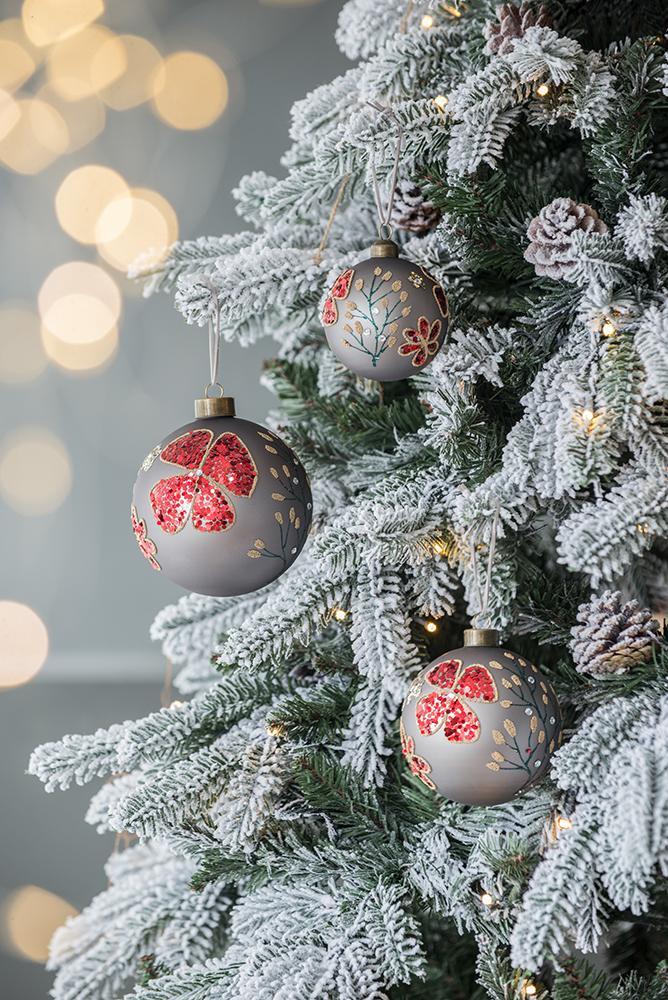 Glass Decorative Hanging Ball Christmas Tree Ornaments