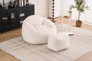 Foam Bean Bag Chairs for Adults/Teens with Filling and Chenille Cover