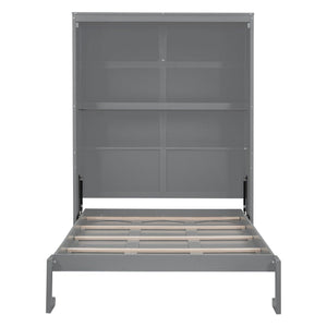 Murphy Wall Bed With Shelves, Space Saving