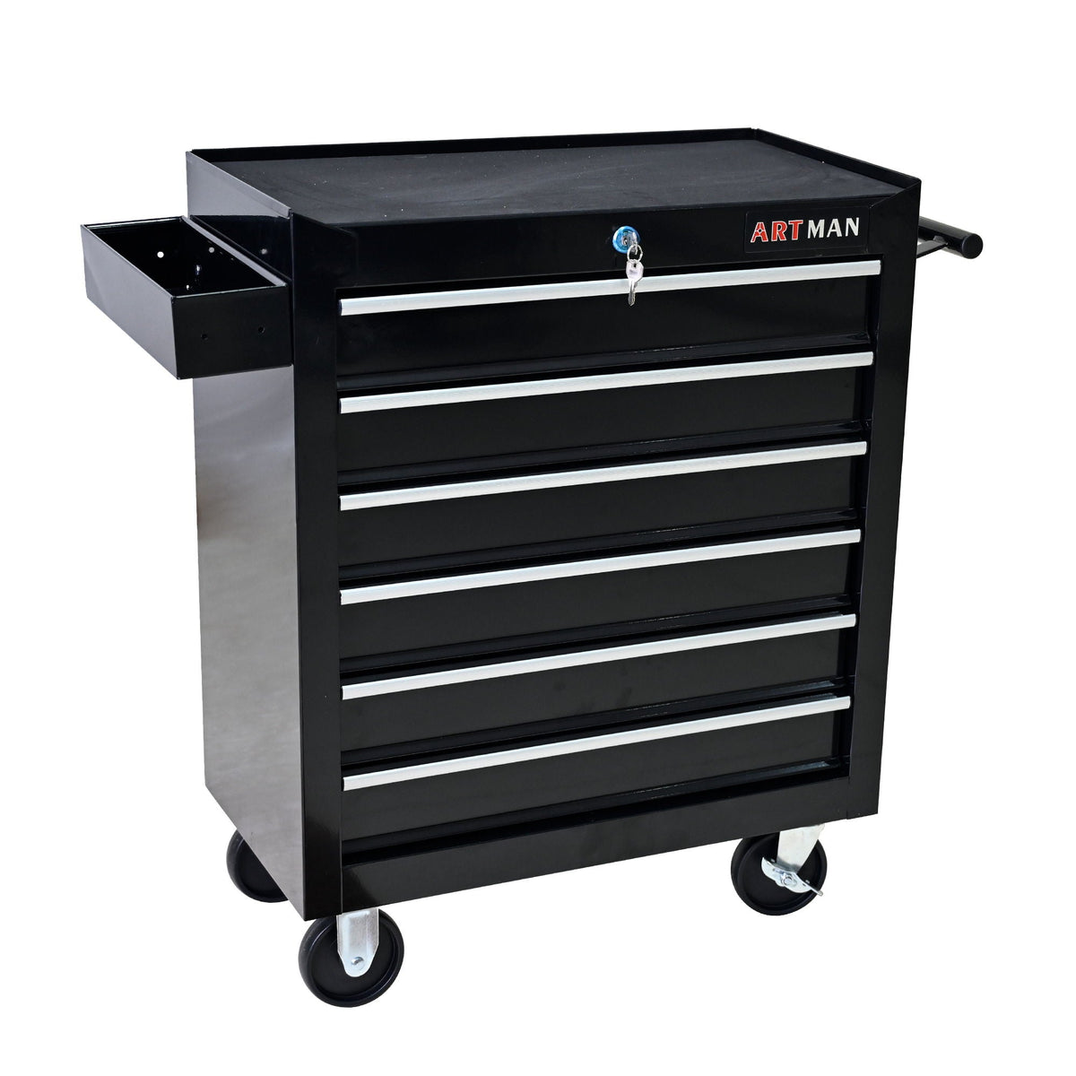 Multifunctional Tool Cart With Wheels And Drawers
