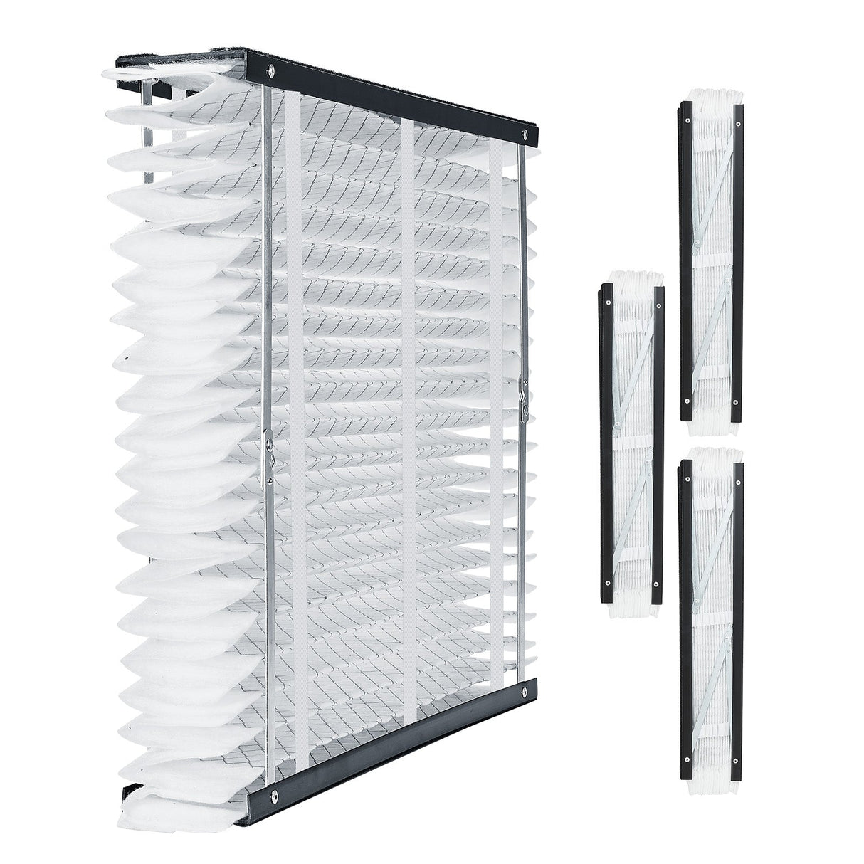 Air Filters MERV 11 Electrostatic Pleated HVAC Furnace Filter 4-Pack