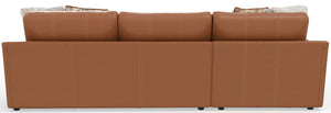 Minori - Italian Leather Sofa / Chaise And Cocktail Ottoman