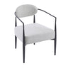 Modern Upholstered Accent Armchair With Pocket Spring Seat