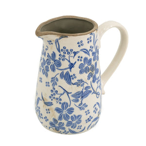 Ceramic Pitcher Vase With Handle