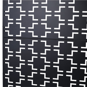 Outdoor & Indoor Metal Privacy Freestanding Decorative Screen