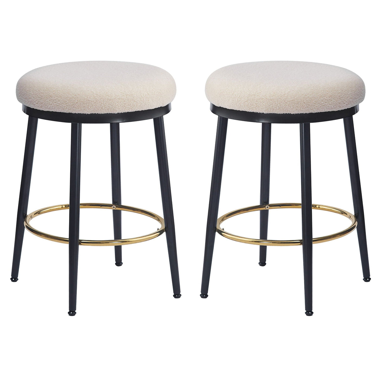 Stylish Design Counter Stools (Set of 2)