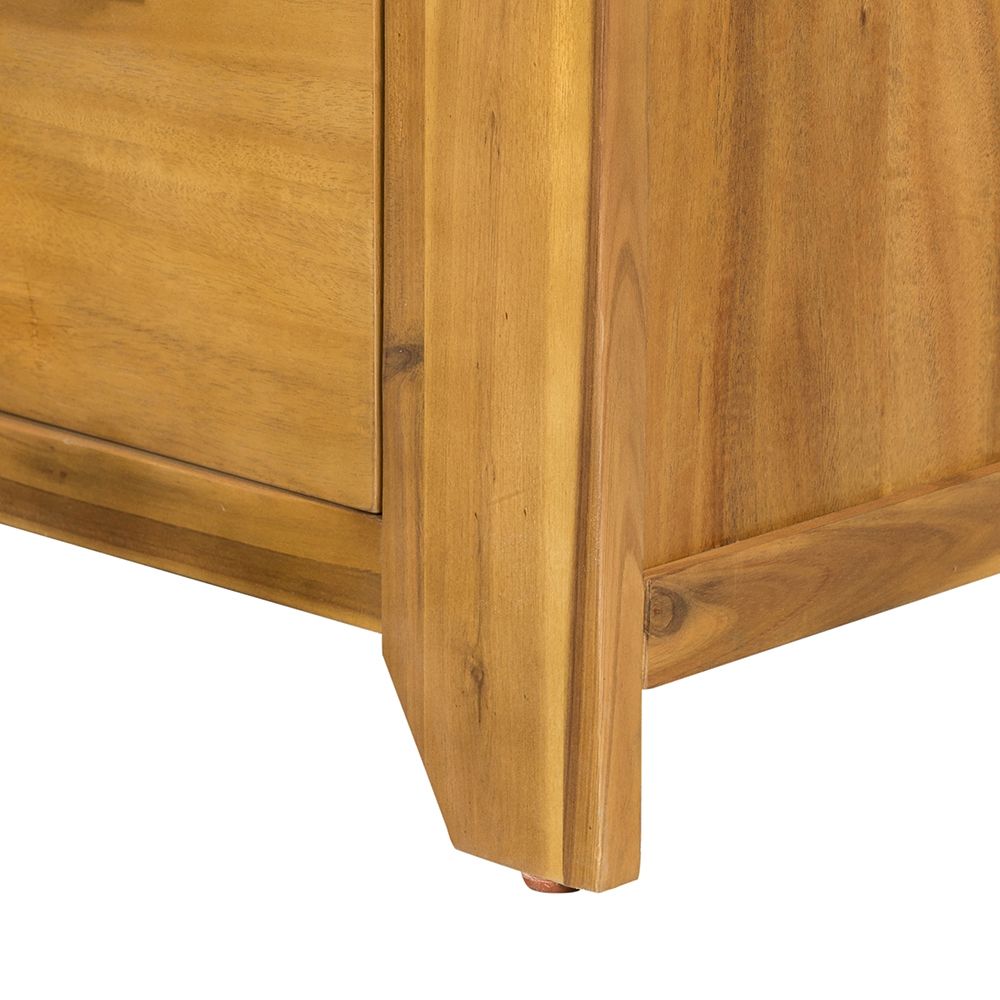 Nightstand - Natural Wood / Brown