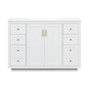 48" Bathroom Vanity with Sink Top
