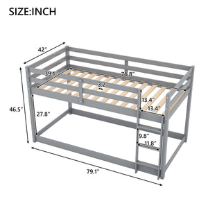 Floor Bunk Bed With Ladder