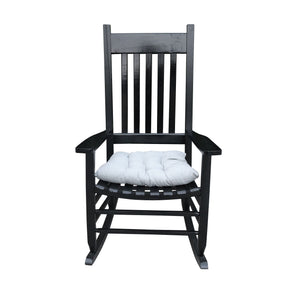 Classic Wooden Porch Rocker Chair Populus Wood Comfortable Design