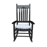Classic Wooden Porch Rocker Chair Populus Wood Comfortable Design