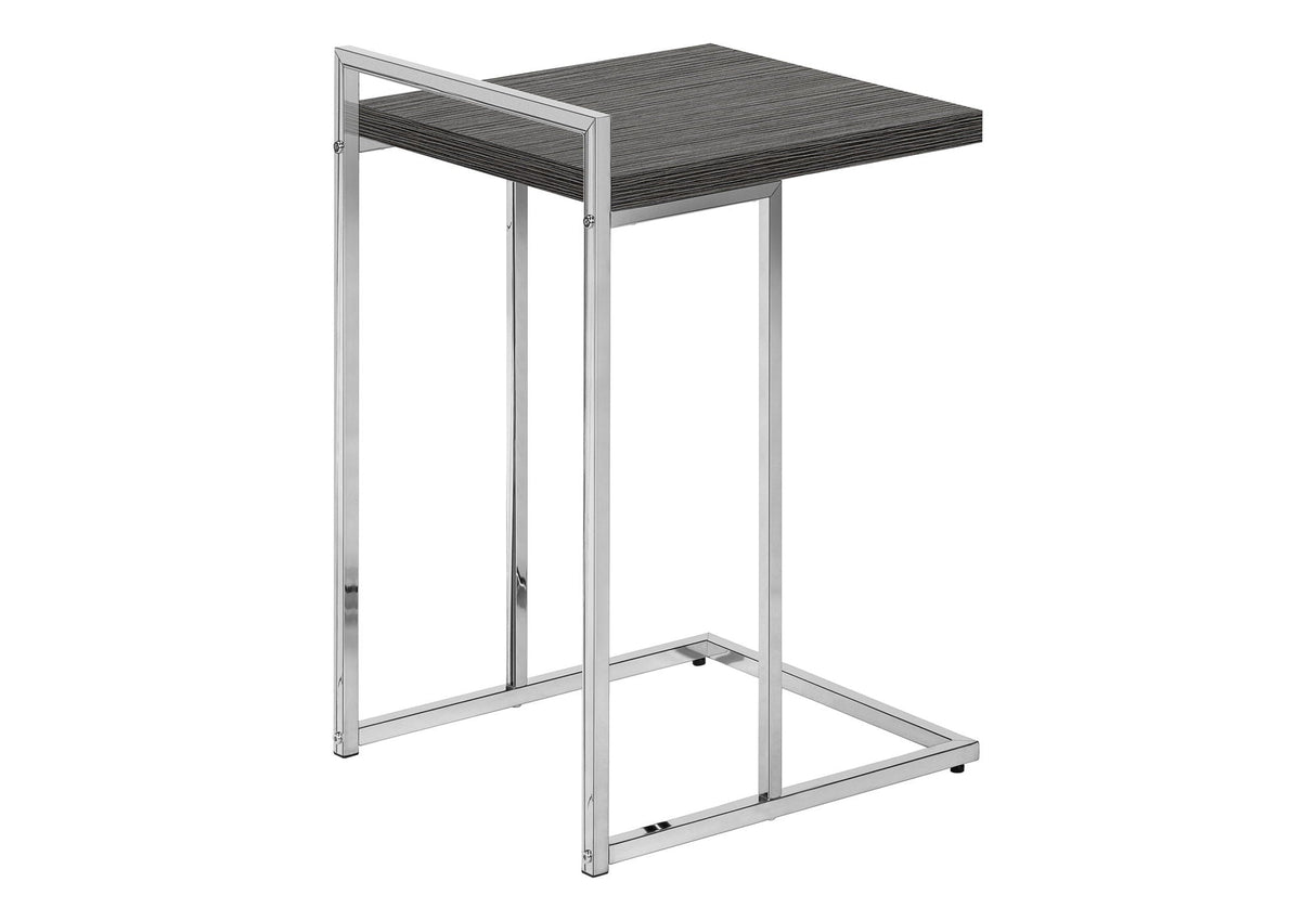 Accent Table, C-Shaped, Contemporary & Modern