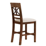 Charlie Walnut Farmhouse Counter Height 6-Piece Dining Set