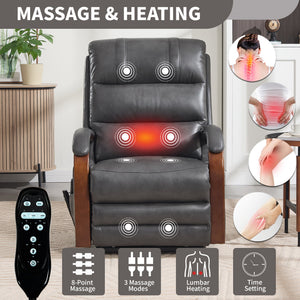 Power Dark Recliner Chair