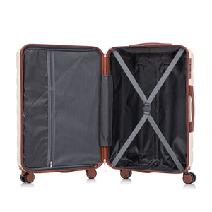 3-Piece ABS Spinner Wheel Luggage Set