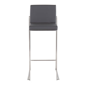 Fuji - Contemporary And Modern Elegance High Back Barstool