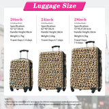 Hardshell Luggage Sets 3 pcs Spinner Suitcase with TSA Lock Lightweight Luggages