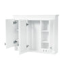 Wall Mount Mirror Cabinet With Adjustable Shelves, Soft Closing Hinges