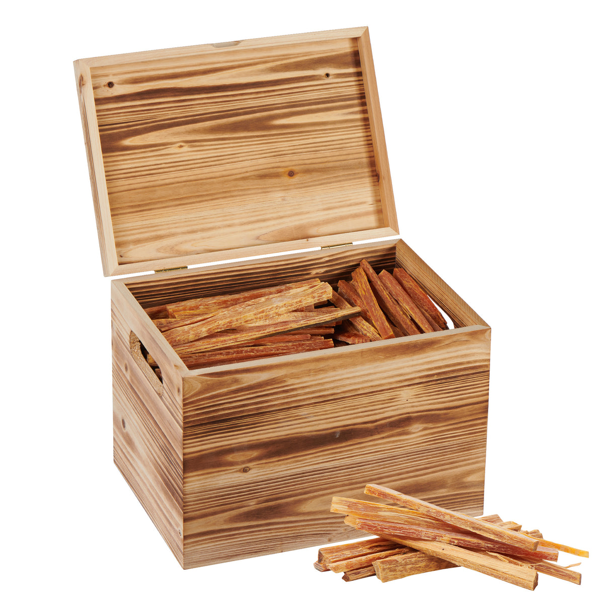 15 Lbs Fatwood Fire Starter Sticks with Wooden Box