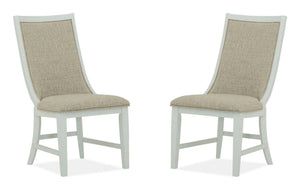 Heron Cove - Upholstered Host Side Chair (Set of 2) - Chalk White
