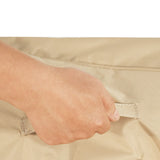 Patio Outdoor 3 Seater Sofa Cover Beige Fabric Weather-Resistant