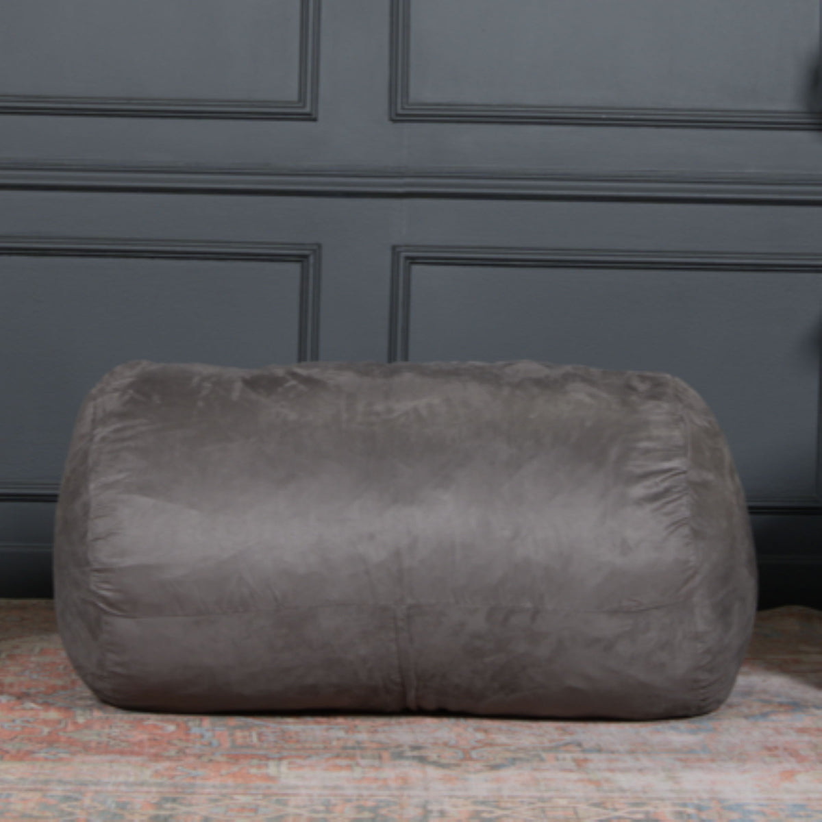 Michael - Modern Cylindrical Suede Bean Bag Chair