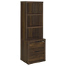 Geary - 3 Shelf Bookcase With USB Charging And Lockable Top Drawer