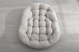 Outdoor Rattan Rocking Chair with Padded Cushion