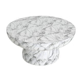 MGO Faux Marble Coffee Table for Both Indoor and Outdoor Use