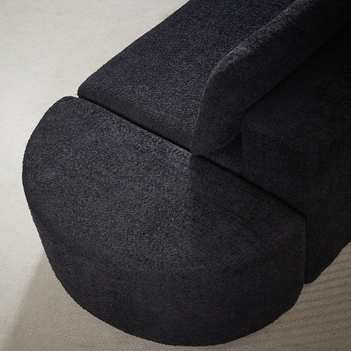 Modular Sofa Set in Chenille Fabric
