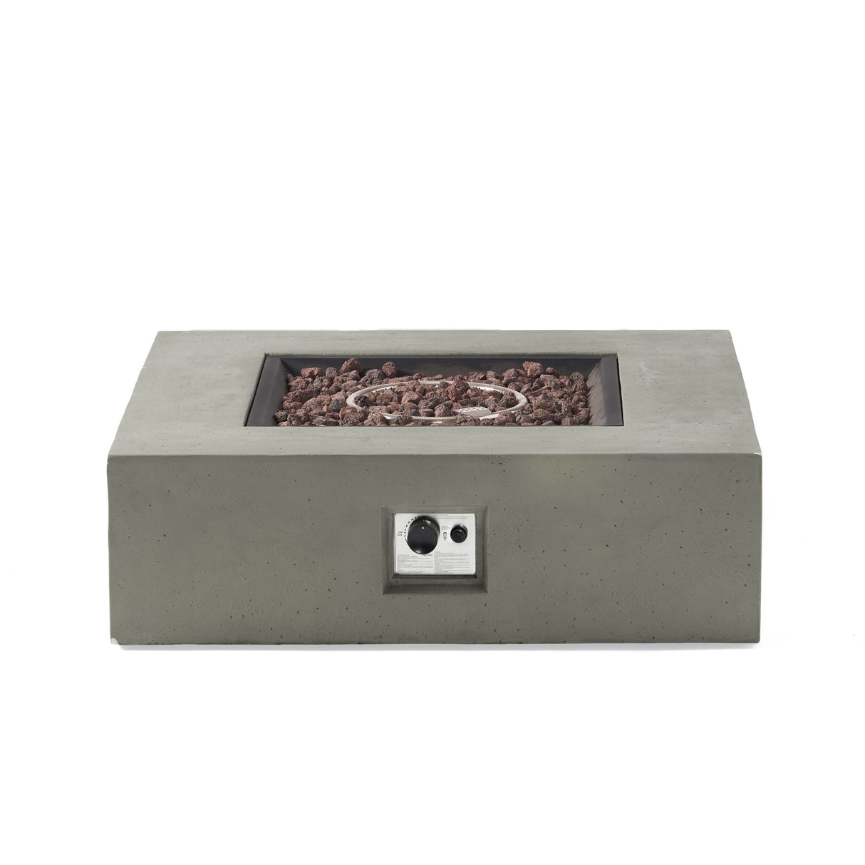 Modern 50, 000 Btu Square Fire Table With Propane Tank