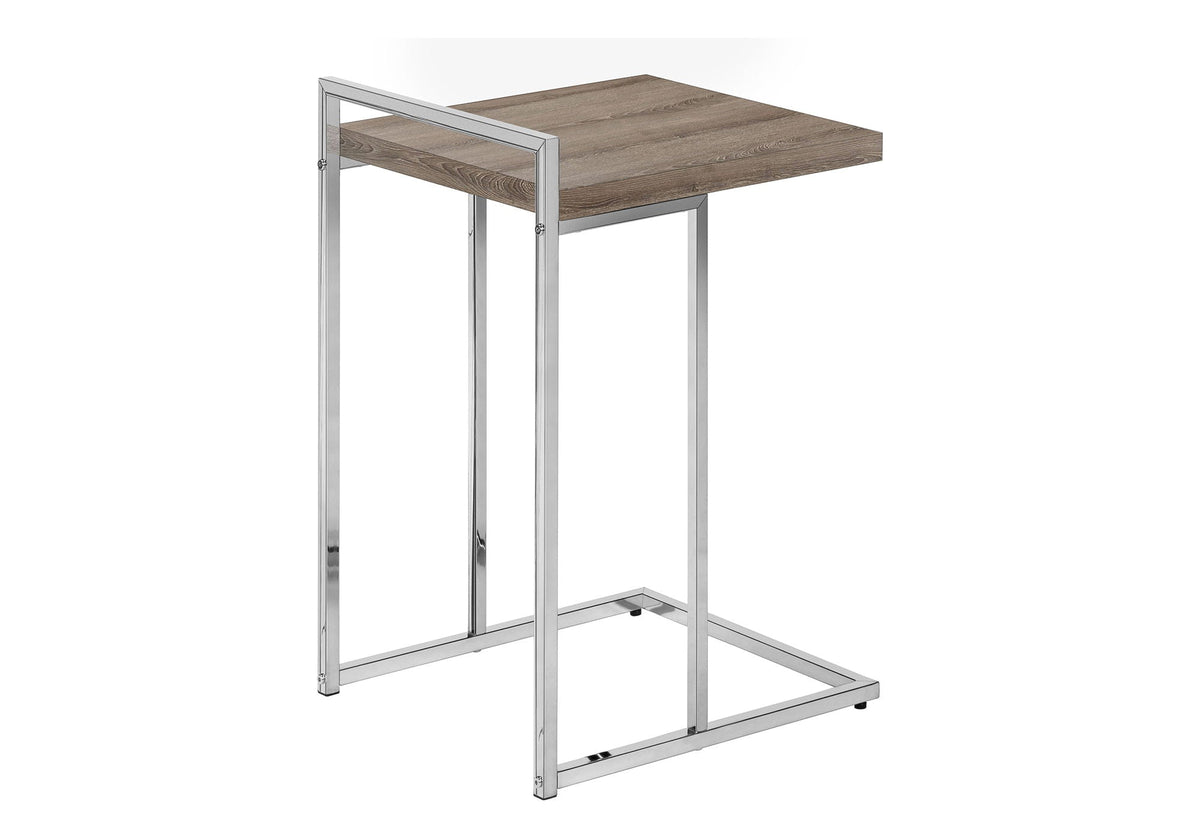 Accent Table, C-Shaped, Contemporary & Modern