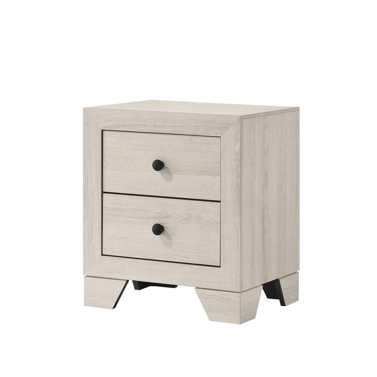 Cambridge Rustic 2-Drawer Storage Nightstand