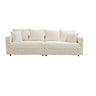 Modern Comfy Upholstered 4 Seat Sofa Cloud Couch, Deep Seat With Soft Pillows