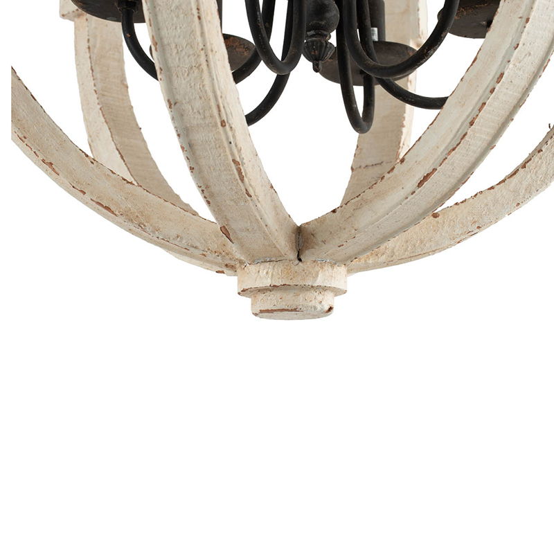Chandelier, Hanging Light Fixture With Adjustable Chain For Kitchen, Bulb Not Included