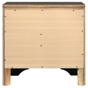 Miranda 3-drawer Nightstand Bedside Table Black