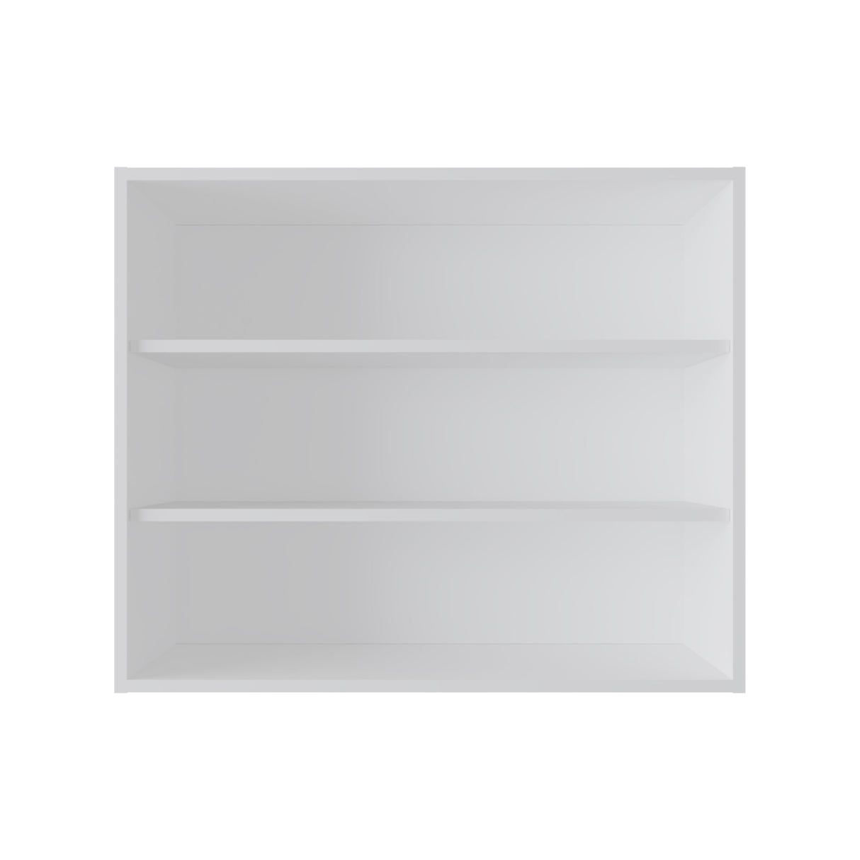 Chinle Wall Cabinet in Melamine with Open Storage