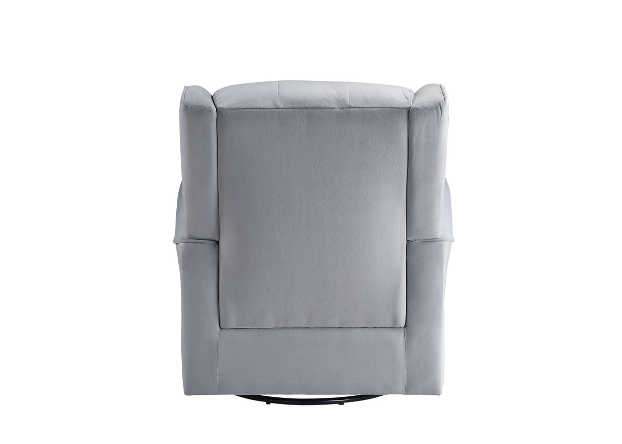 Glider Chair With Swivel - Gray