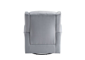 Glider Chair With Swivel - Gray