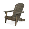 Zenithia - Outdoor Foldable Adirondack Chair With 2 Cup Holders