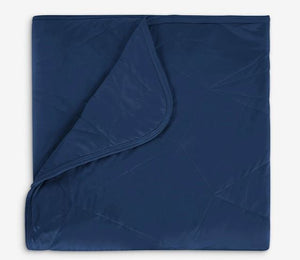 Navy Cooling Blanket with Dual-Sided Performance Fabrics - King Size