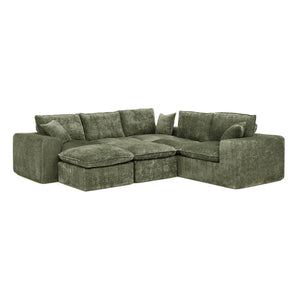 Sectional Sofa With Moveable Ottoman