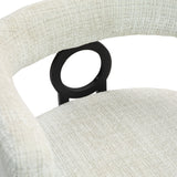 House hold contemporary designed upholstered accent/dining chair/barrel side chairs set of 2