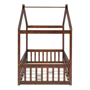 Bed House Bed Frame With Fence