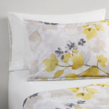 Comforter Set with Bed Sheets Yellow Queen