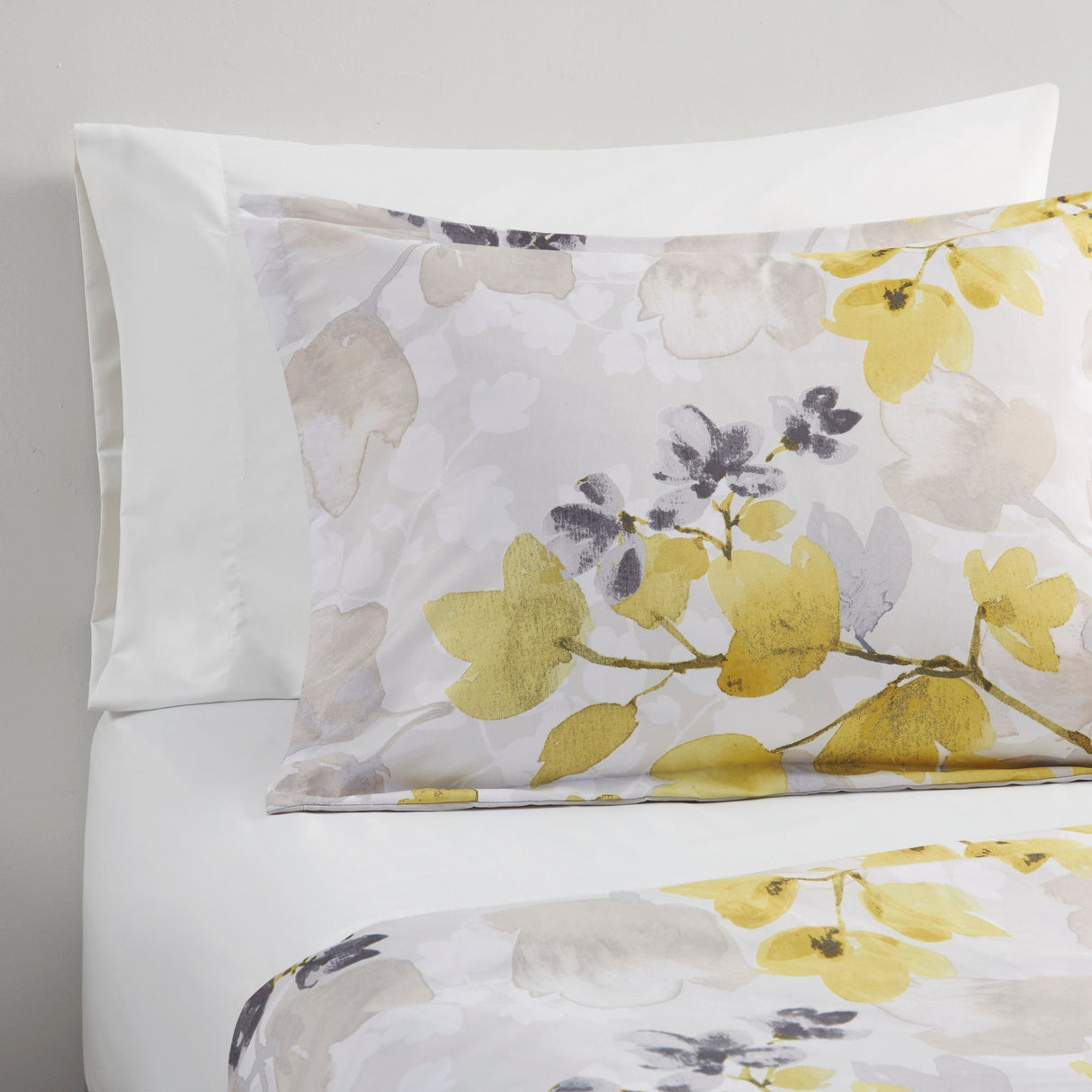 Comforter Set with Bed Sheets Yellow Queen
