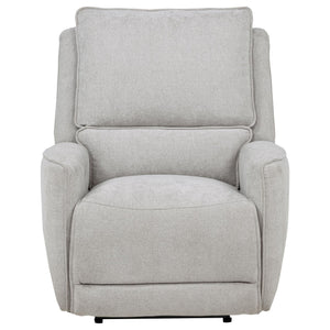 Sylmar Chenille Upholstered Power Recliner Dove Grey