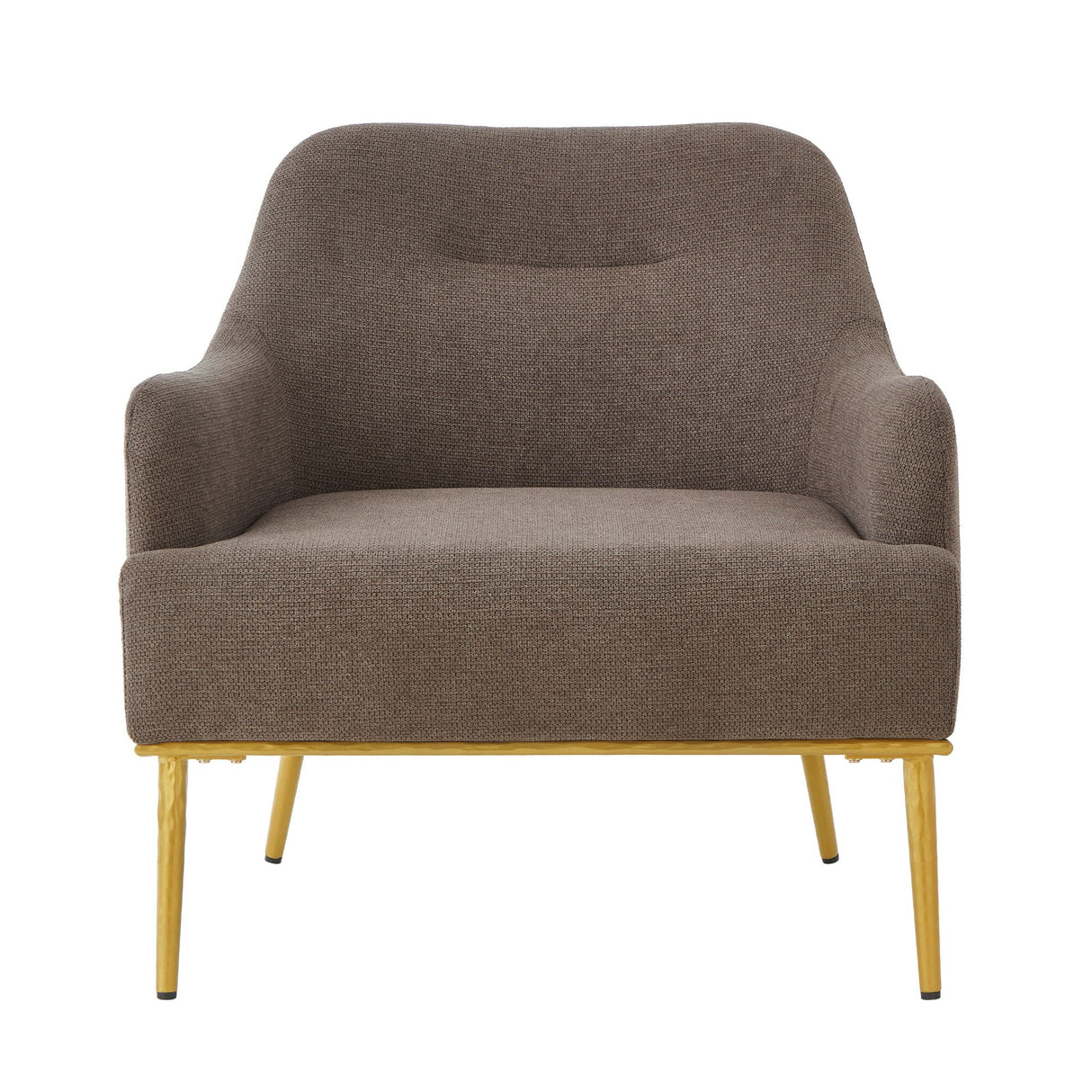 Modern Elegance Accent Chair With Curved Backrest