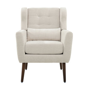 Modern Accent Chair Upholstered Foam Filled Living Room Chairs Comfy Reading Chair Mid-Century Modern Chair With Fabric Lounge Arm Chairs Armchair For Living Room Bedroom
