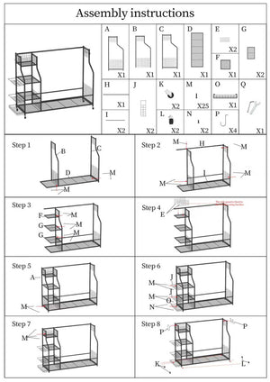 4 Golf Bag Organizer Garage Storage